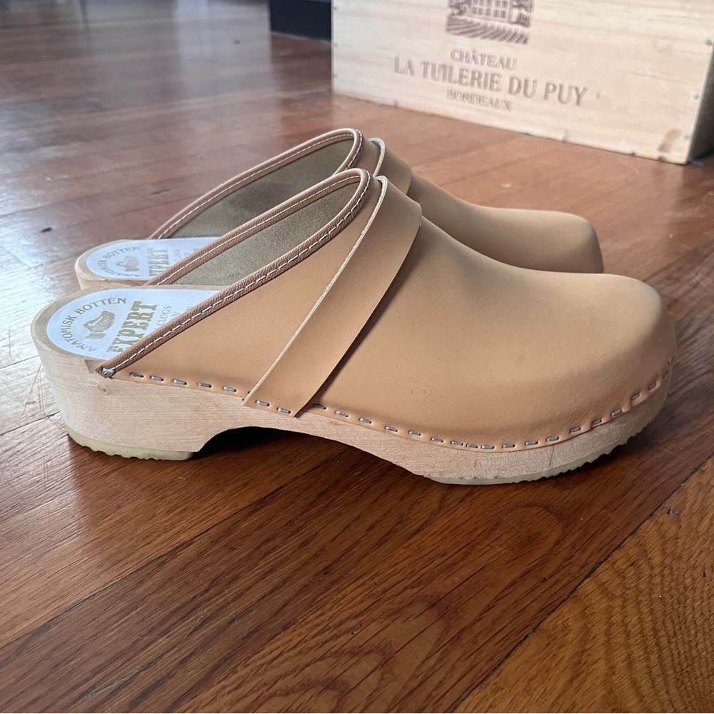 Natural Wooden Garden Clogs
